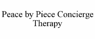 PEACE BY PIECE CONCIERGE THERAPY