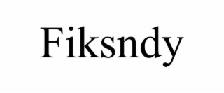 FIKSNDY