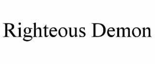 RIGHTEOUS DEMON