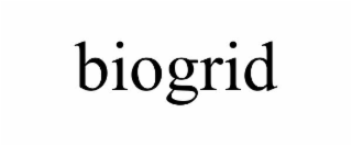 BIOGRID