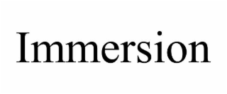 IMMERSION