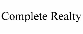 COMPLETE REALTY