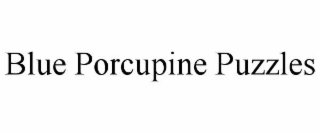 BLUE PORCUPINE PUZZLES