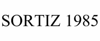 SORTIZ 1985