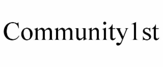 COMMUNITY1ST