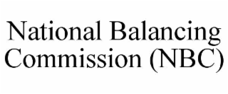 NATIONAL BALANCING COMMISSION (NBC)