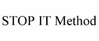STOP IT METHOD