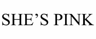 SHE’S PINK