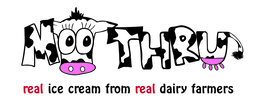 MOO THRU REAL ICE CREAM FROM REAL DAIRY FARMERS