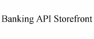 BANKING API STOREFRONT