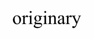 ORIGINARY