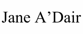 JANE A’DAIR