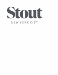 STOUT NEW YORK CITY
