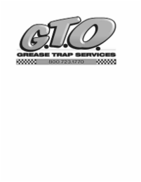 G.T.O. GREASE TRAP SERVICES 800.723.1770