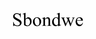 SBONDWE