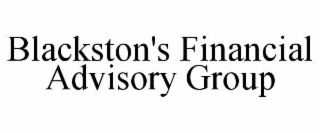 BLACKSTON'S FINANCIAL ADVISORY GROUP