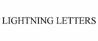 LIGHTNING LETTERS
