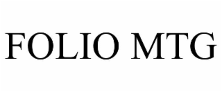 FOLIO MTG