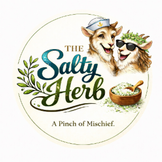 THE SALTY HERB A PINCH OF MISCHIEF.