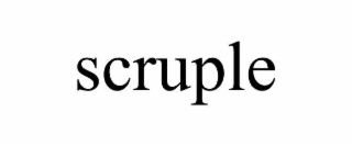SCRUPLE