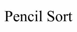 PENCIL SORT