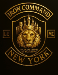 IRON COMMAND L.E.M.C. NEW DISCIPLINE THE BROTHERHOOD YORK DEFINES MC