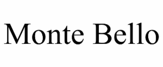 MONTE BELLO