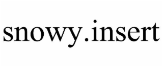 SNOWY.INSERT