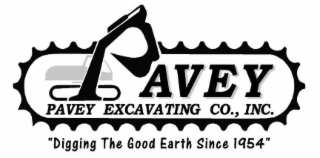 PAVEY EXCAVATING CO., INC. "DIGGING THE GOOD EARTH SINCE 1954" PAVEY