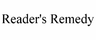 READER'S REMEDY