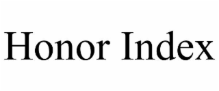 HONOR INDEX