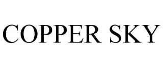 COPPER SKY