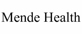 MENDE HEALTH