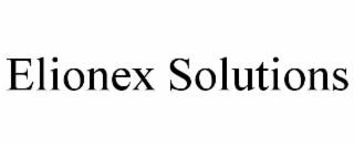 ELIONEX SOLUTIONS