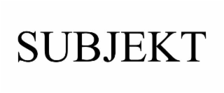 SUBJEKT