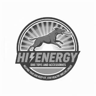 HI ENERGY DOG TOYS AND ACCESSORIES HELPING YOUR DOG KEEP FIT, STAY HEALTHY AND LIVE LONGER