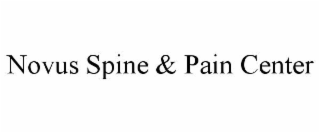NOVUS SPINE & PAIN CENTER
