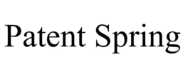 PATENT SPRING