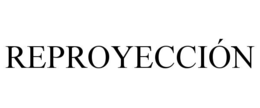 REPROYECCIÓN