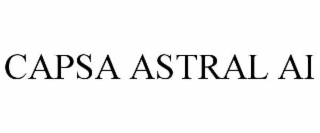CAPSA ASTRAL AI