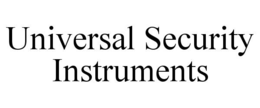 UNIVERSAL SECURITY INSTRUMENTS