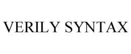 VERILY SYNTAX