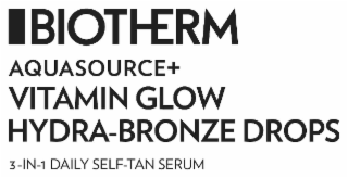 BIOTHERM AQUASOURCE+ VITAMIN GLOW HYDRA-BRONZE DROPS 3-IN-1 DAILY SELF-TAN SERUM
