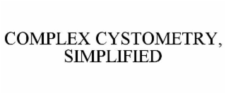 COMPLEX CYSTOMETRY, SIMPLIFIED
