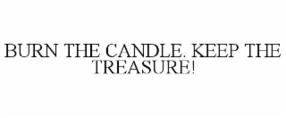 BURN THE CANDLE. KEEP THE TREASURE!