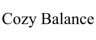 COZY BALANCE