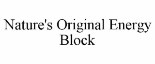 NATURE'S ORIGINAL ENERGY BLOCK