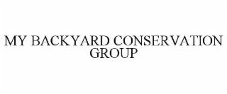MY BACKYARD CONSERVATION GROUP