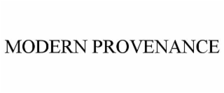 MODERN PROVENANCE