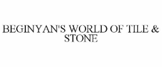 BEGINYAN'S WORLD OF TILE & STONE